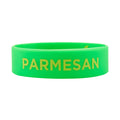First In First Out Green Silicone Parmesan Label Band - Fits 16, 20 and 24 oz Squeeze Bottles - 10 count box