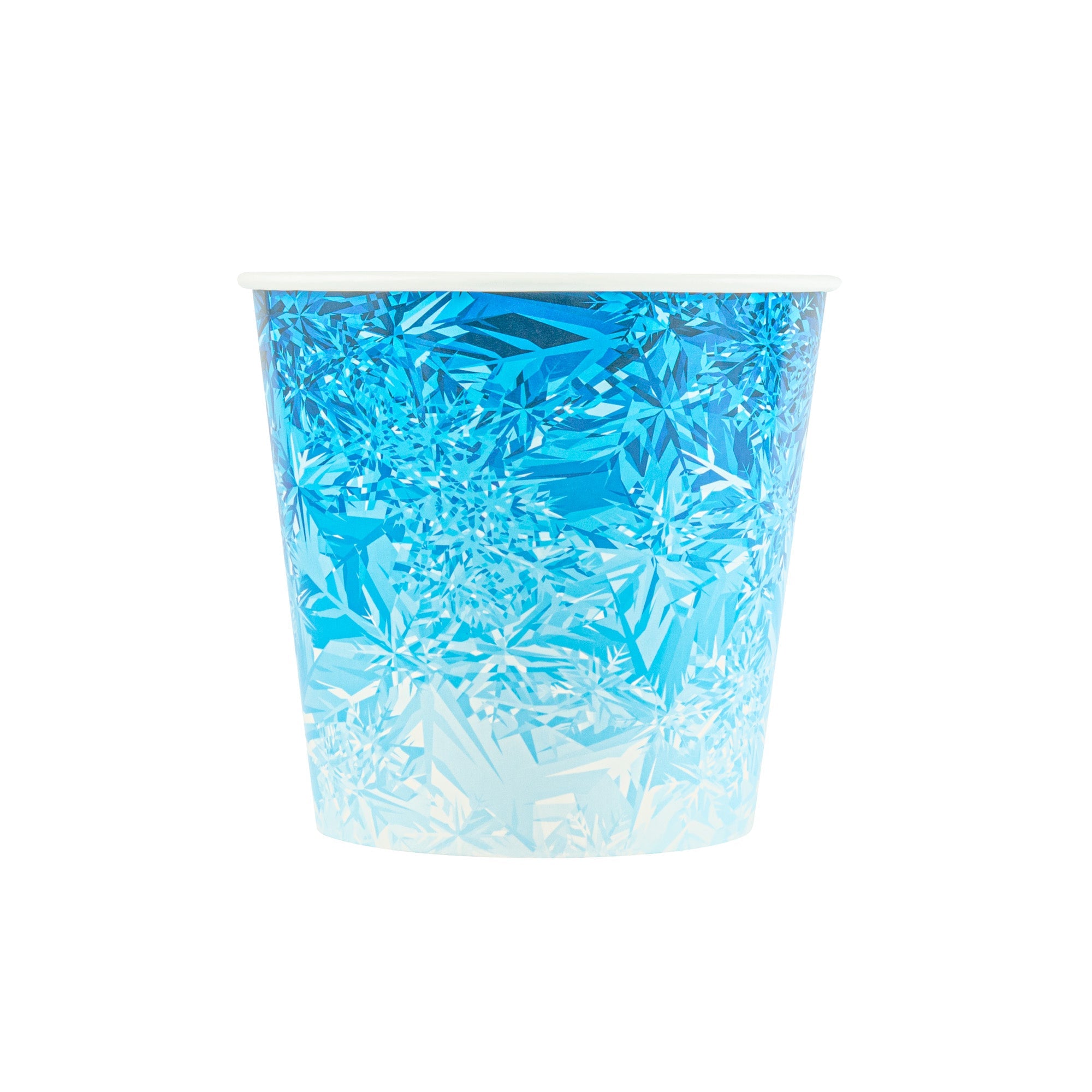 Cater Tek 10 lb Blue Disposable Paper Ice Bucket - 8 3/4" x 8 3/4" x 8 1/4" - 100 count box