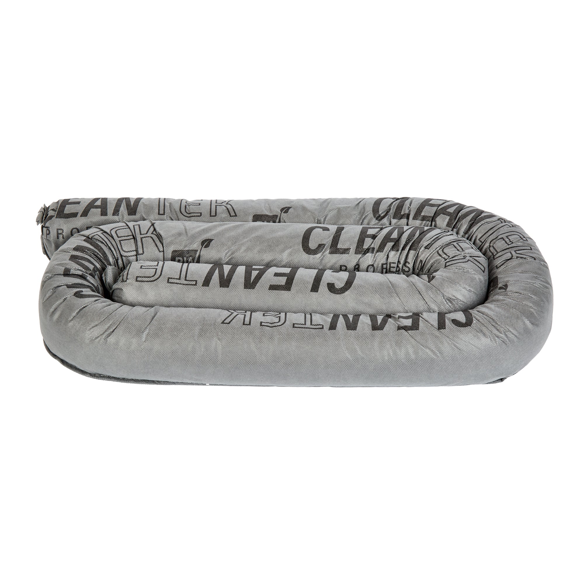Clean Tek Professional Gray Universal Sorbent Sock - Heavy Duty - 8' x 3" - 1 count box