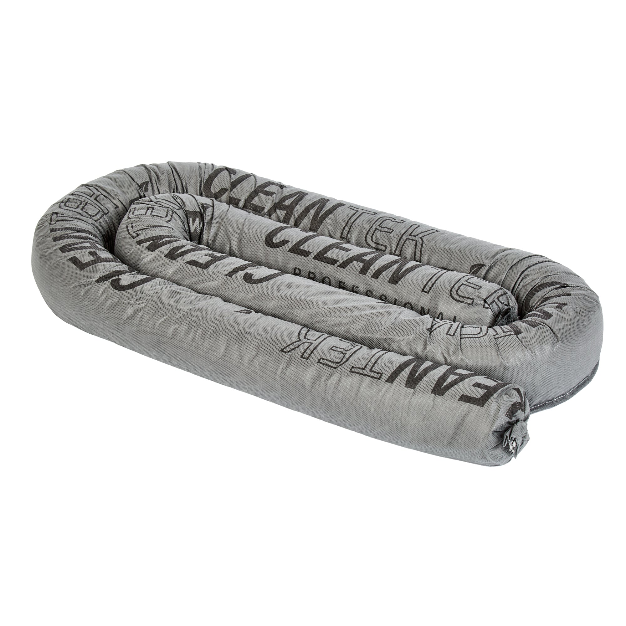 Clean Tek Professional Gray Universal Sorbent Sock - Heavy Duty - 8' x 3" - 1 count box