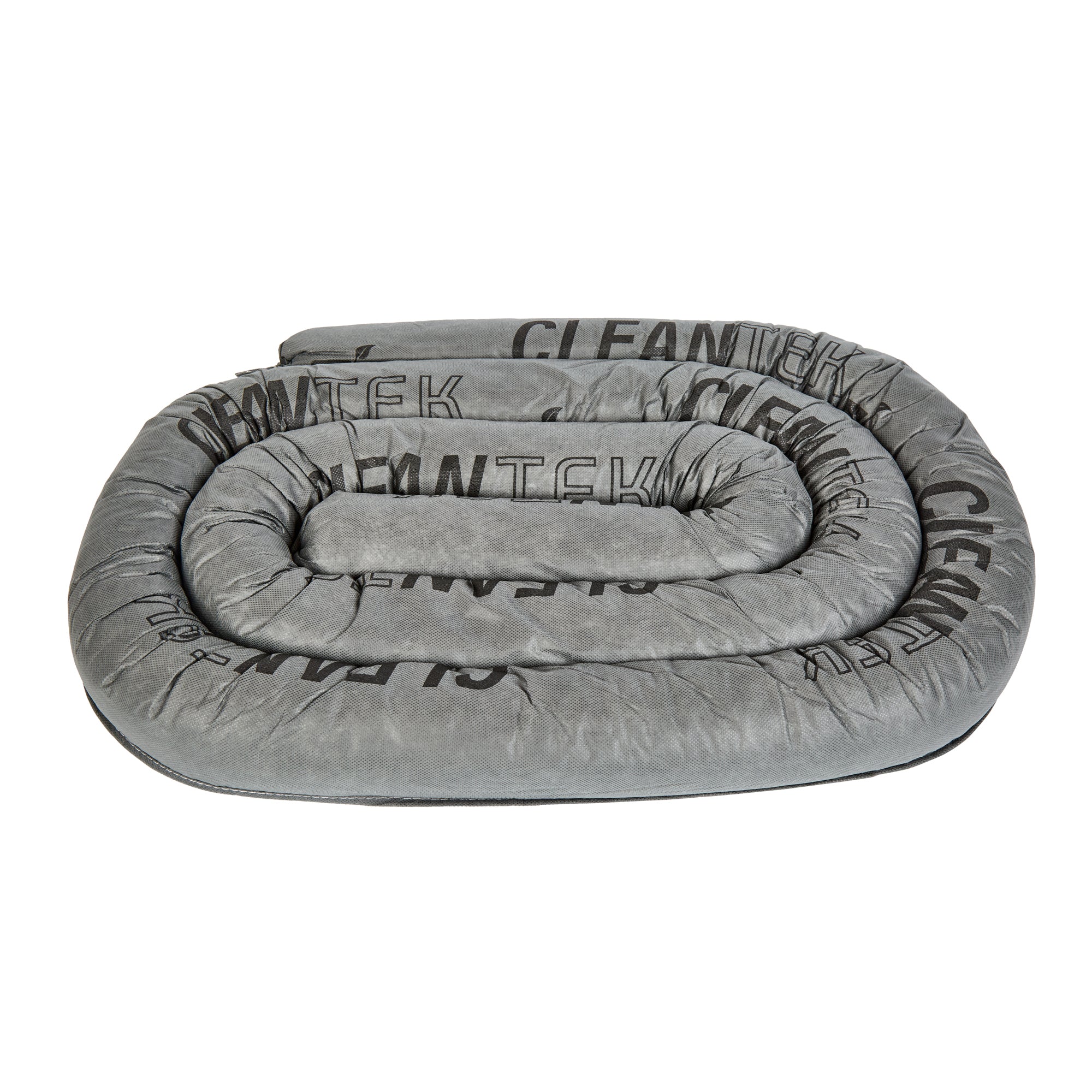 Clean Tek Professional Gray Universal Sorbent Sock - Heavy Duty - 12' x 3" - 4 count box