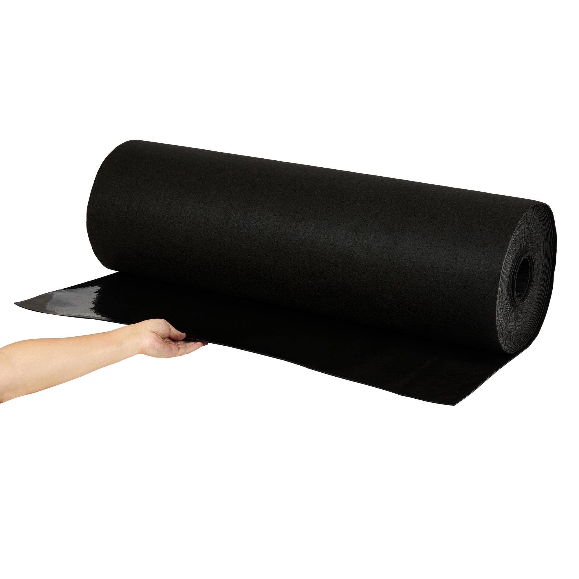 Clean Tek Professional Gray Universal Sorbent Mat - Barrier Spill - 98 1/2' x 35 3/4" - 1 count box