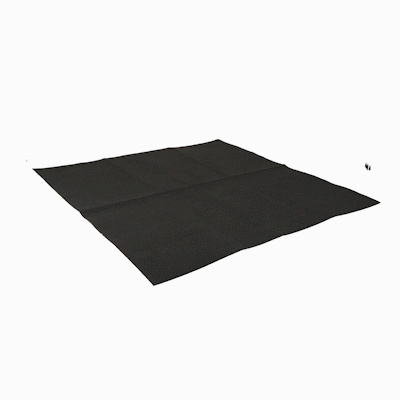 Clean Tek Professional Gray Universal Sorbent Mat - Barrier Spill - 98 1/2' x 35 3/4" - 1 count box
