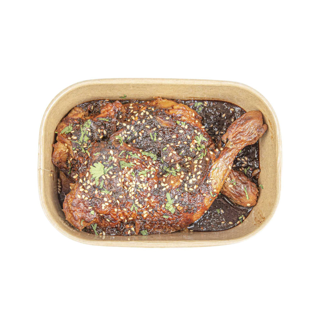 Heat Tek 25 oz Oval Kraft Paper Serving Container - Oven-Safe - 6 3/4" x 4 3/4" x 2 1/4" - 25 count box