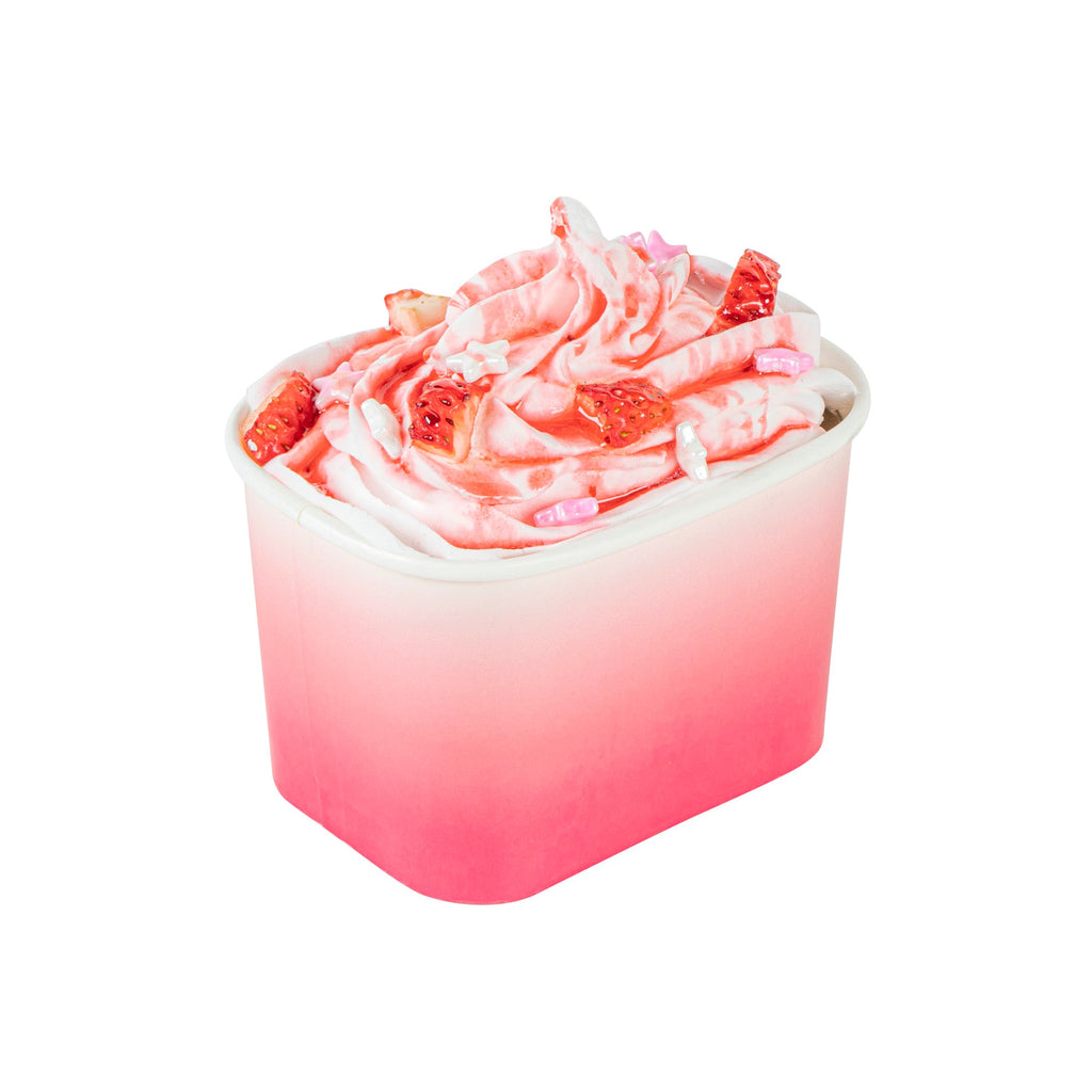 Coppetta 12 oz Square Pink And White Ombre Paper To Go Cup - 4 1/4" x 3 1/4" x 2 3/4" - 200 count box