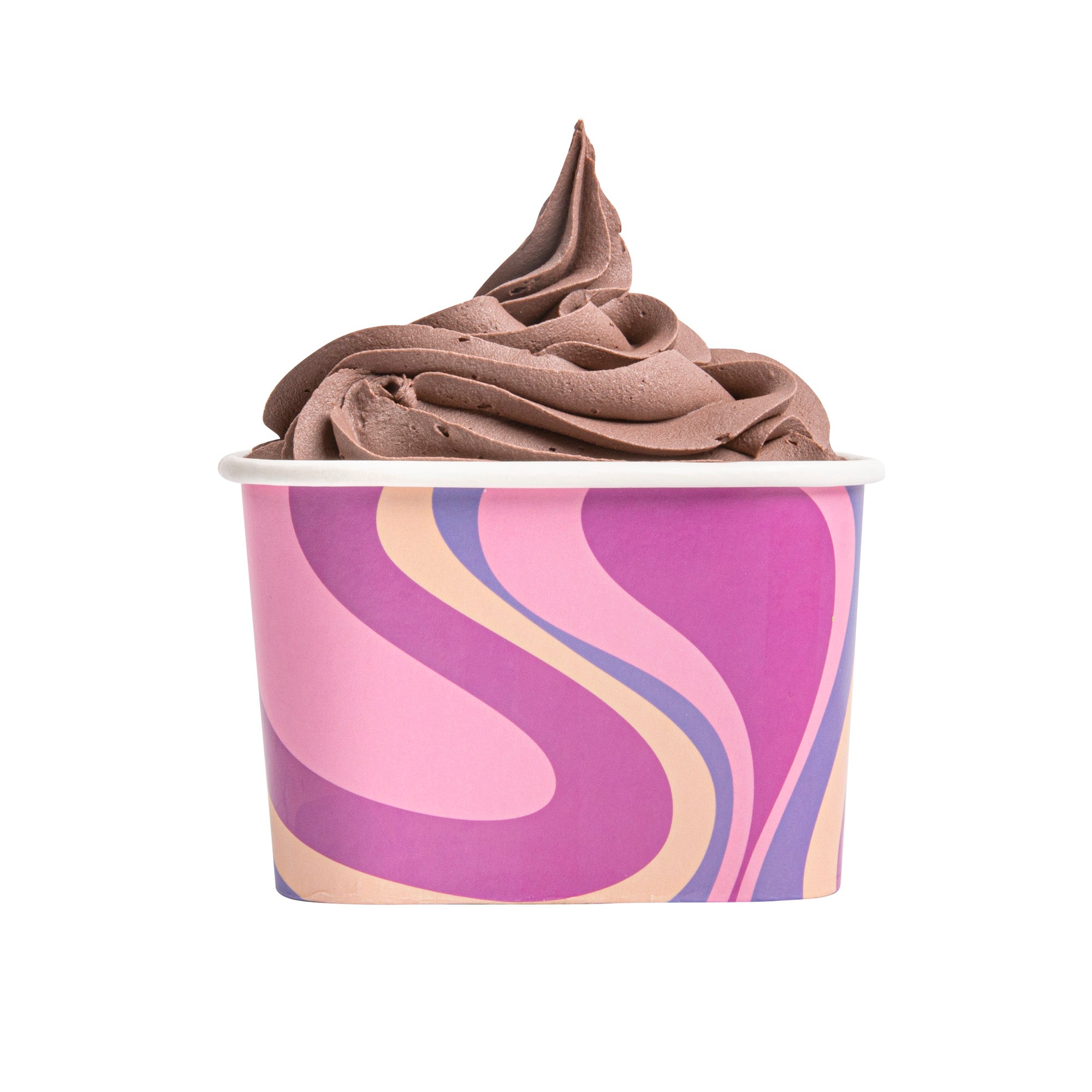 Coppetta 12 oz Square Midnight Groove Paper To Go Cup - 4 1/4" x 3 1/4" x 2 3/4" - 200 count box