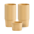 Coppetta 4 oz Square Kraft Paper To Go Cup - 3" x 2 1/2" x 2" - 200 count box