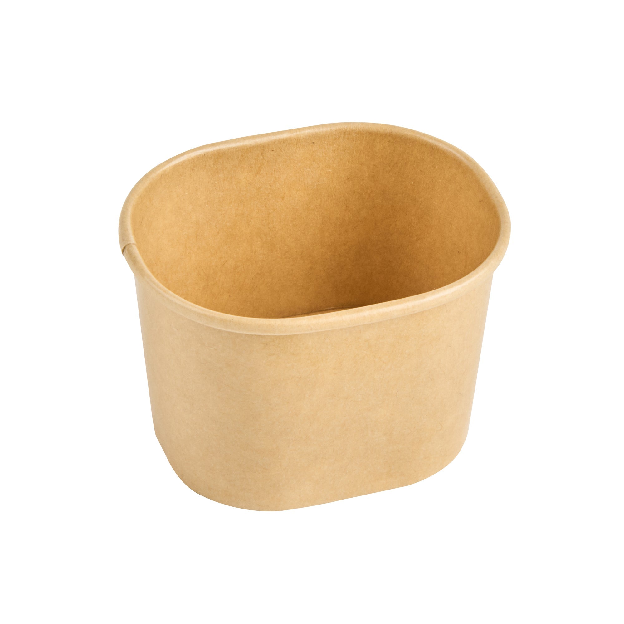 Coppetta 4 oz Square Kraft Paper To Go Cup - 3" x 2 1/2" x 2" - 200 count box
