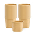 Coppetta 5 oz Square Kraft Paper To Go Cup - 3" x 2 1/2" x 2 1/4" - 200 count box
