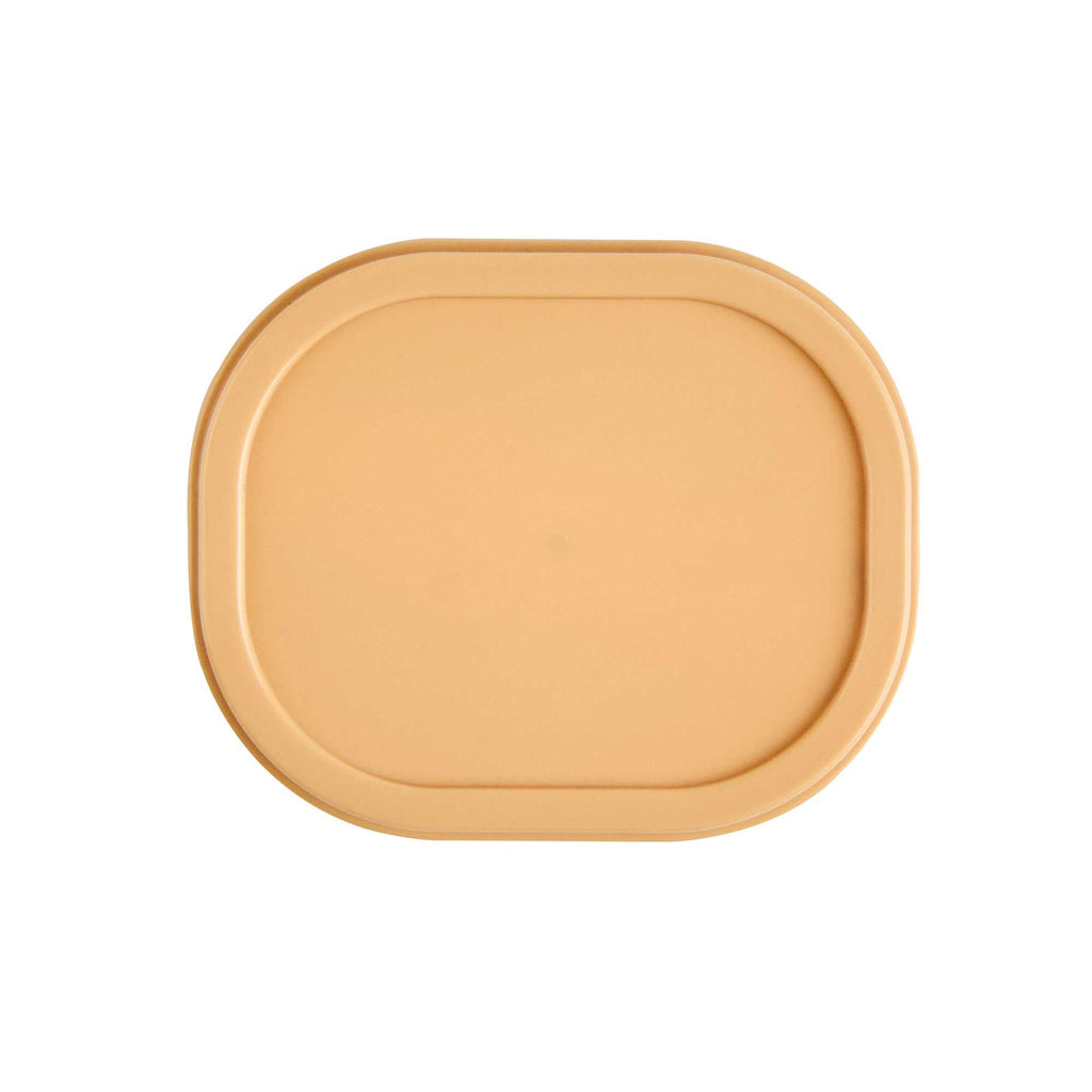 Coppetta Square Brown Plastic Lid - Fits 4 oz To Go Cup, with Spoon - 50 count box