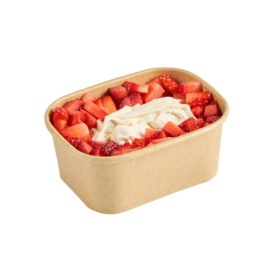 Coppetta 7 oz Square Kraft Paper To Go Cup - 4 1/4" x 3 1/4" x 1 3/4" - 200 count box