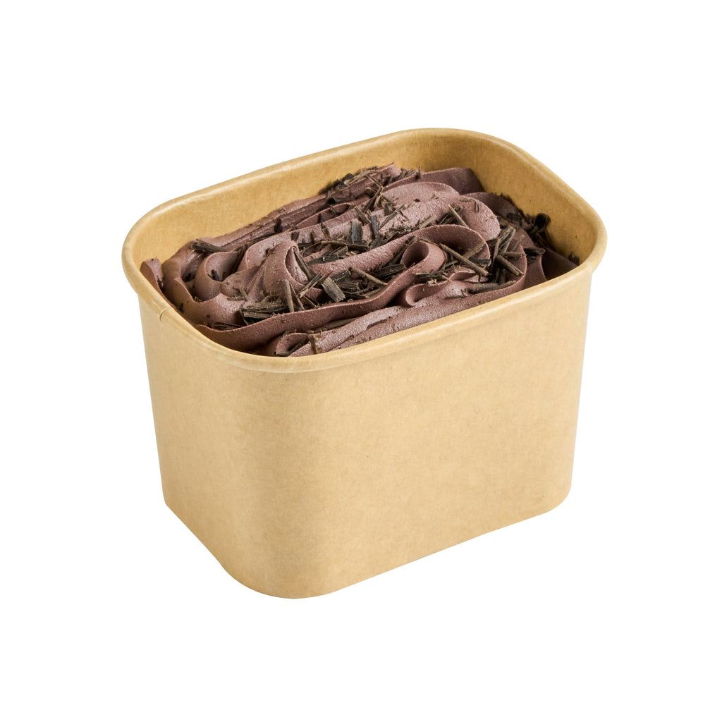 Coppetta 12 oz Square Kraft Paper To Go Cup - 4 1/4" x 3 1/4" x 2 3/4" - 50 count box