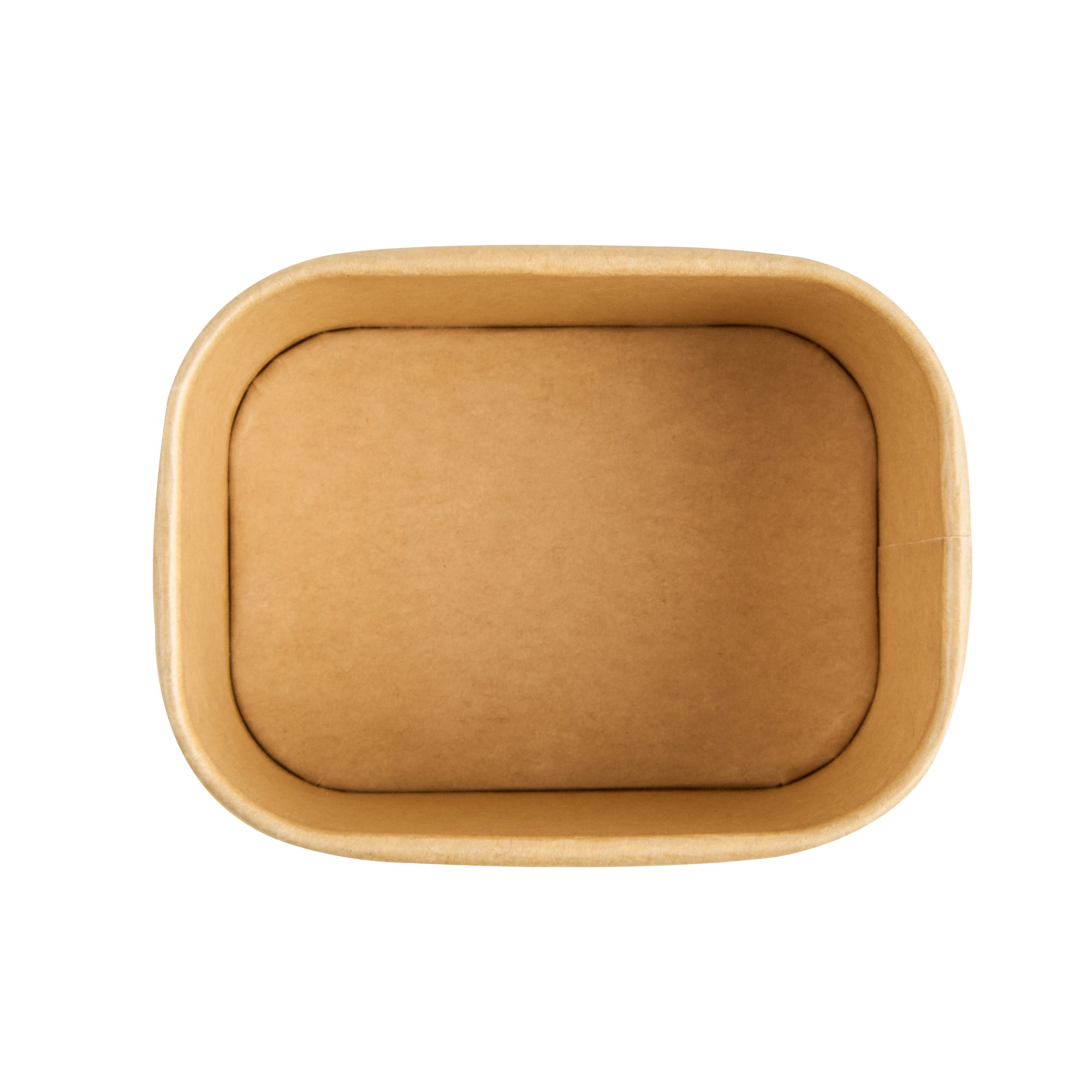 Coppetta 12 oz Square Kraft Paper To Go Cup - 4 1/4" x 3 1/4" x 2 3/4" - 50 count box