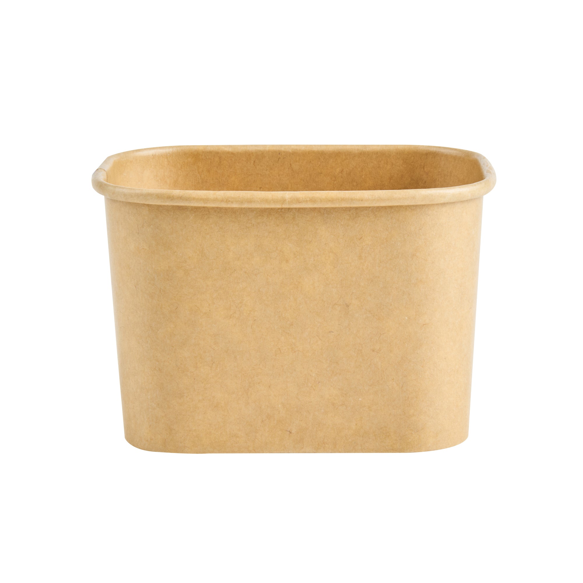 Coppetta 12 oz Square Kraft Paper To Go Cup - 4 1/4" x 3 1/4" x 2 3/4" - 200 count box