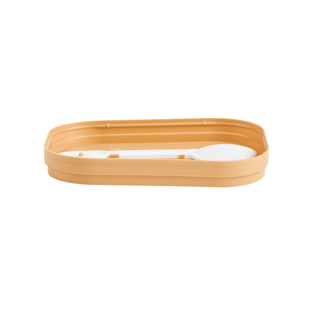 Coppetta Square Brown Plastic Lid - Fits 7 and 12 oz To Go Cups, with Spoon - 200 count box