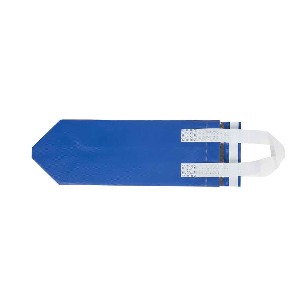 Bag Tek Blue Insulated Take Out Bag - Tamper-Evident - 4 3/4" x 4" x 11" - 100 count box
