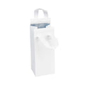 Bag Tek White Insulated Take Out Bag - Tamper-Evident - 4 3/4" x 4" x 11" - 25 count box