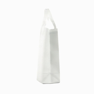 Bag Tek White Insulated Take Out Bag - Tamper-Evident - 4 3/4" x 4" x 11" - 25 count box