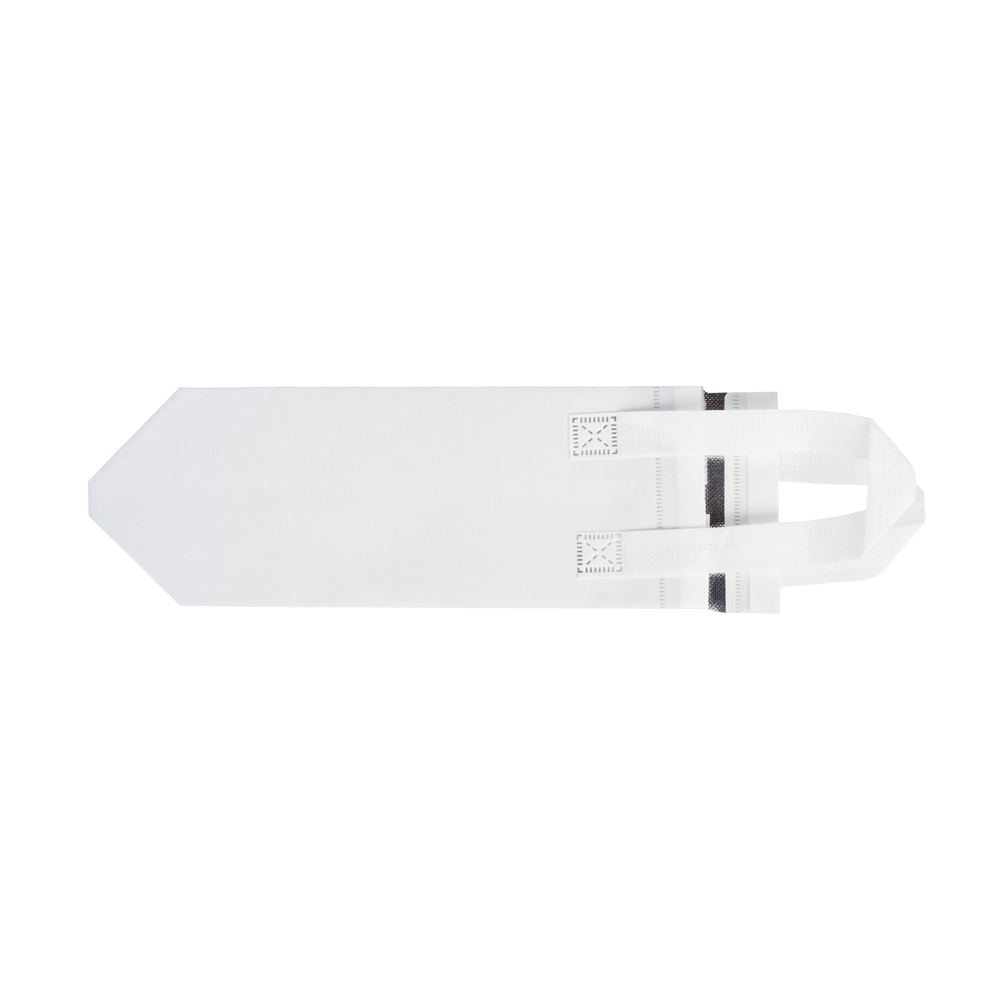 Bag Tek White Insulated Take Out Bag - Tamper-Evident - 4 3/4" x 4" x 11" - 100 count box