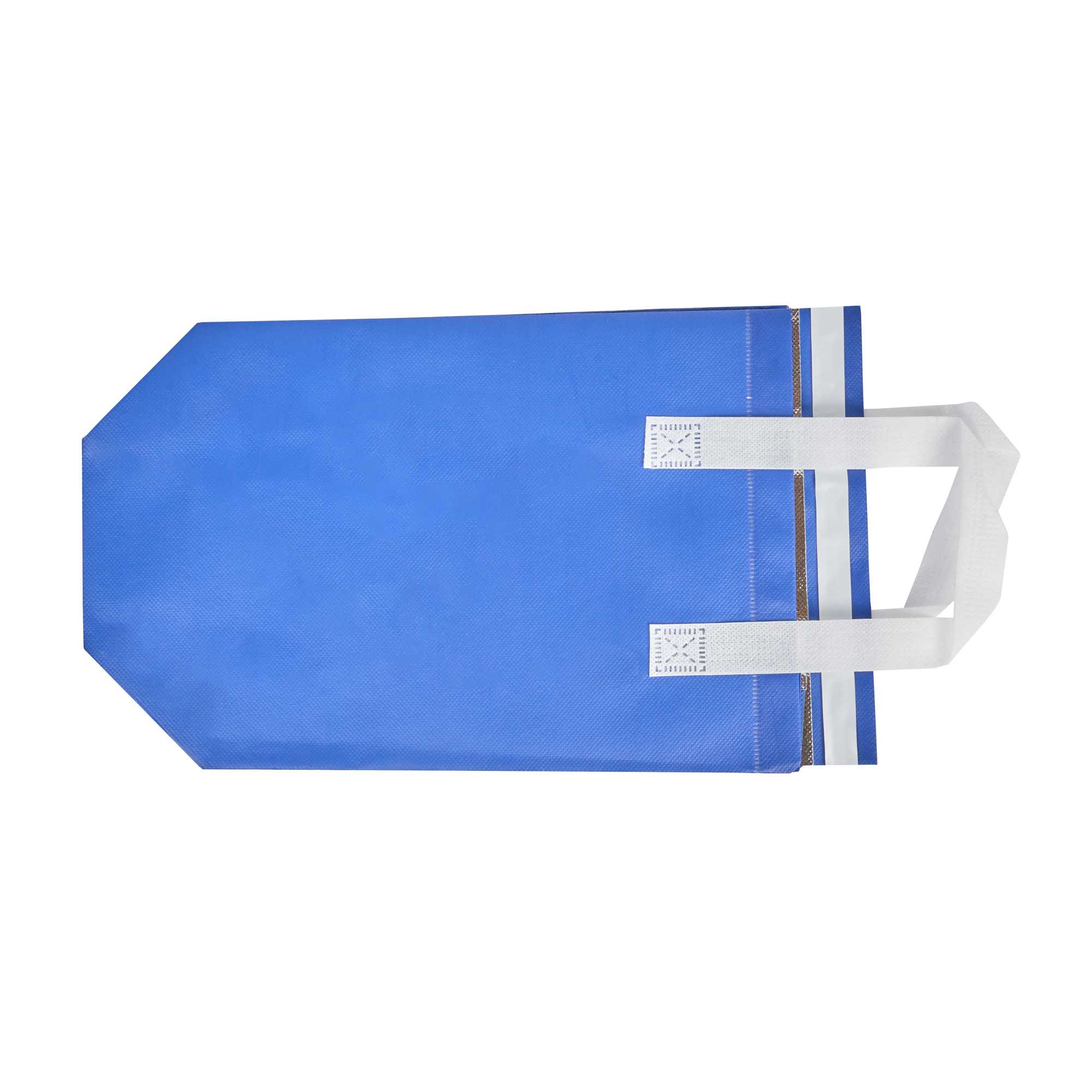 Bag Tek Blue Insulated Take Out Bag - Tamper-Evident - 8 1/4" x 4 1/4" x 10 3/4" - 25 count box