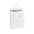 Bag Tek White Insulated Take Out Bag - Tamper-Evident - 8 1/4" x 4 1/4" x 10 3/4" - 100 count box