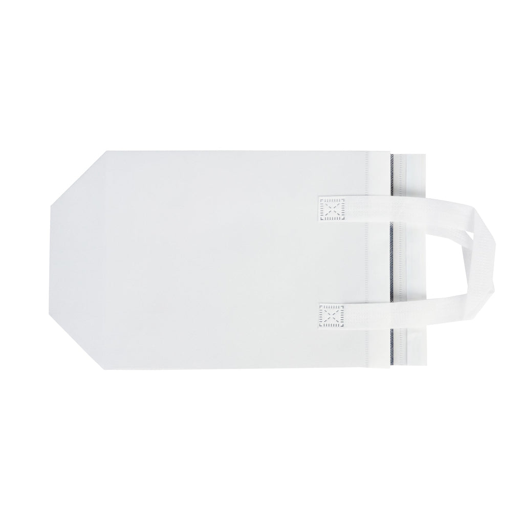 Bag Tek White Insulated Take Out Bag - Tamper-Evident - 8 1/4" x 4 1/4" x 10 3/4" - 100 count box