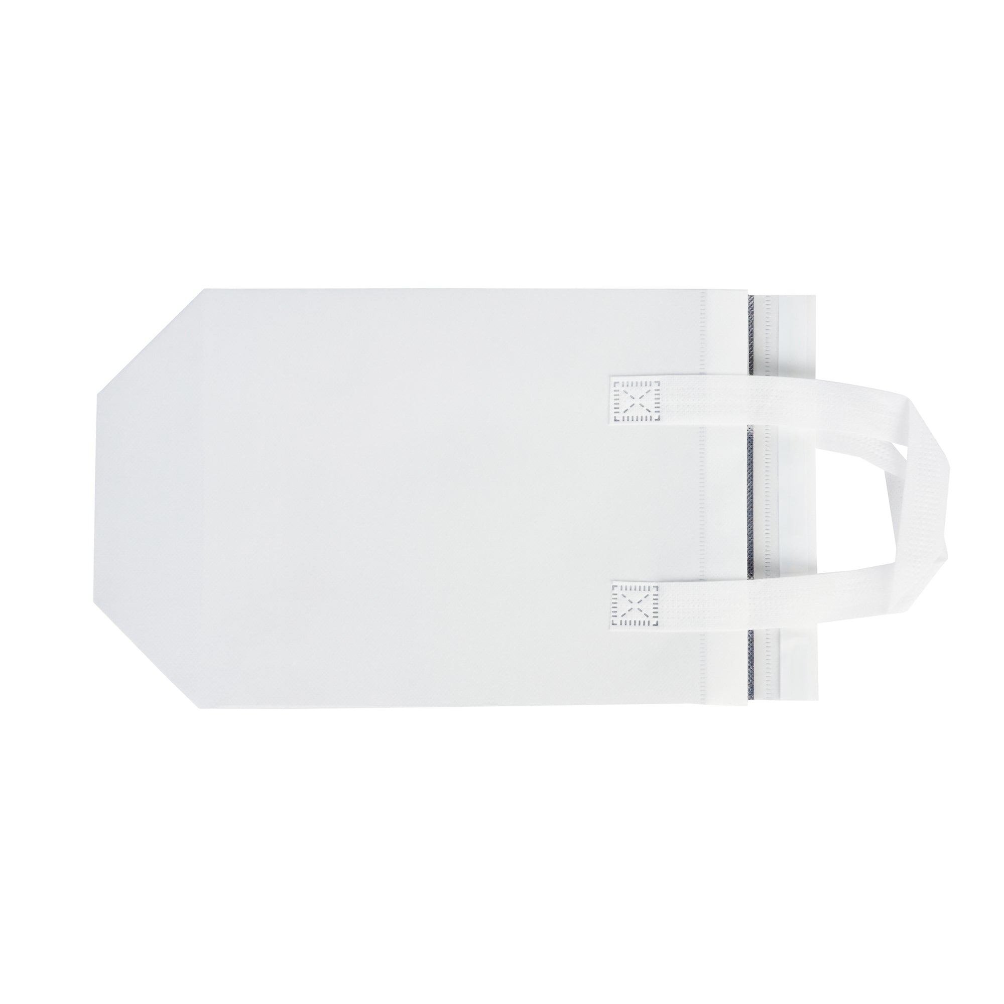 Bag Tek White Insulated Take Out Bag - Tamper-Evident - 8 1/4" x 4 1/4" x 10 3/4" - 100 count box