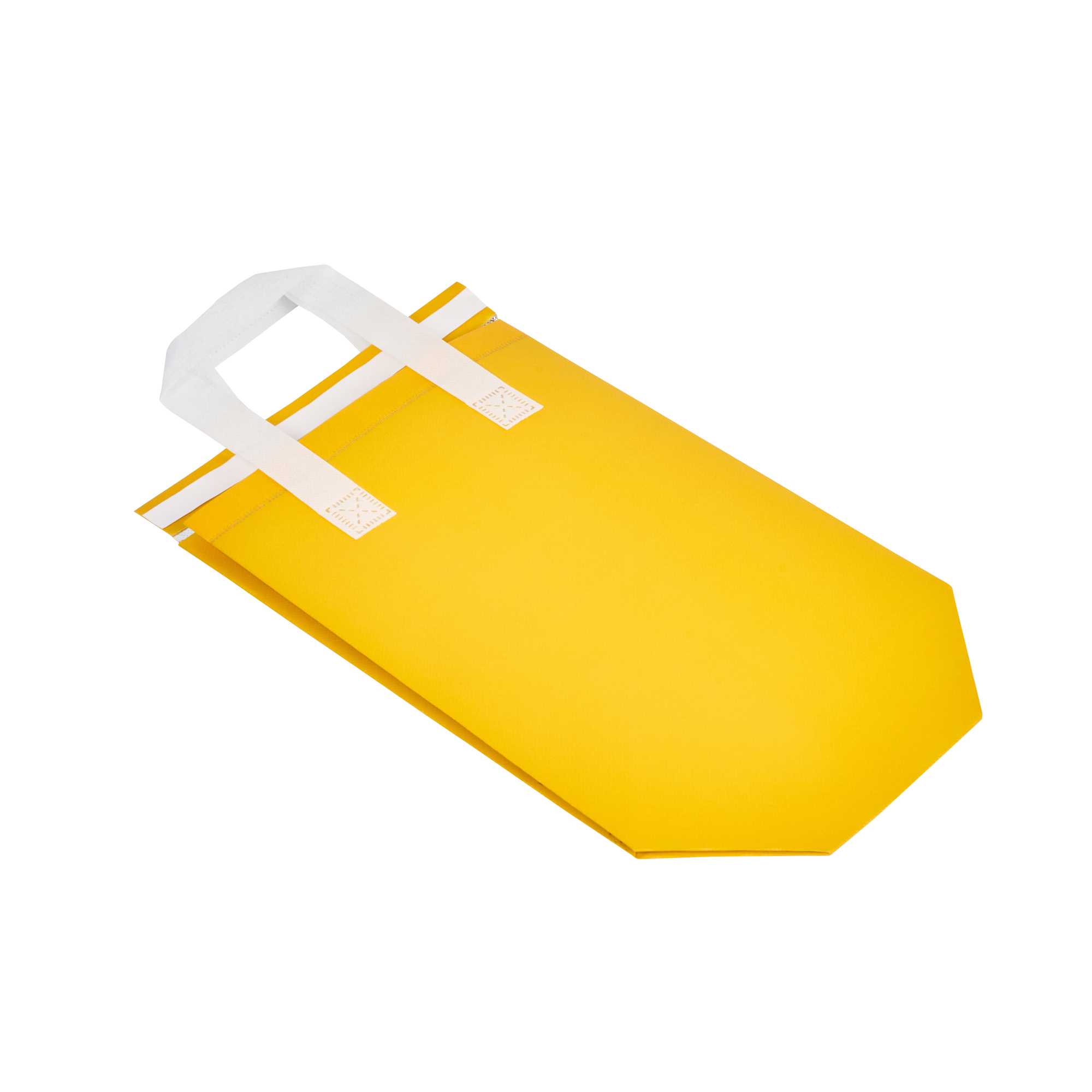 Bag Tek Yellow Insulated Take Out Bag - Tamper-Evident - 8 1/4" x 4 1/4" x 10 3/4" - 25 count box