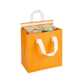 Bag Tek Orange Insulated Take Out Bag - Tamper-Evident - 9 1/2" x 6" x 10 1/4" - 25 count box