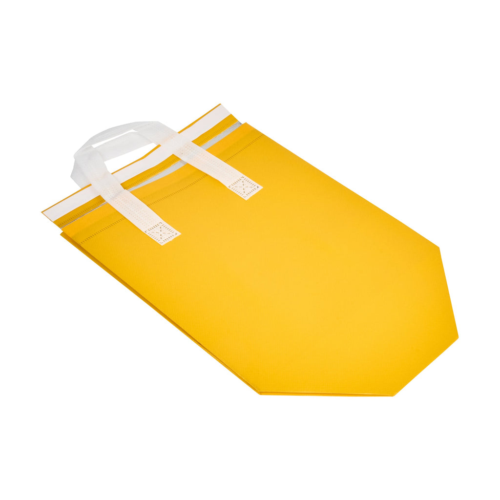 Bag Tek Yellow Insulated Take Out Bag - Tamper-Evident - 9 1/2" x 6" x 10 1/4" - 100 count box
