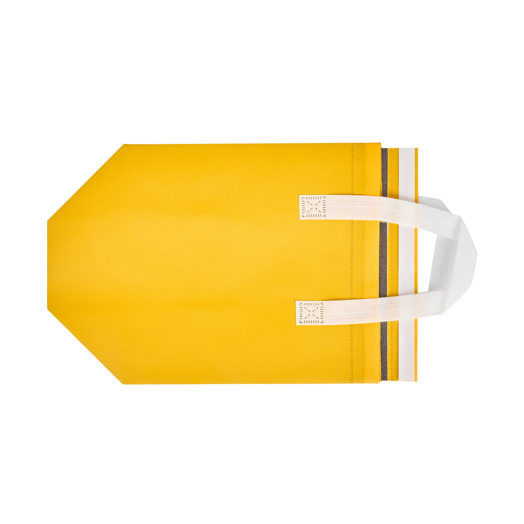 Bag Tek Yellow Insulated Take Out Bag - Tamper-Evident - 9 1/2" x 6" x 10 1/4" - 100 count box