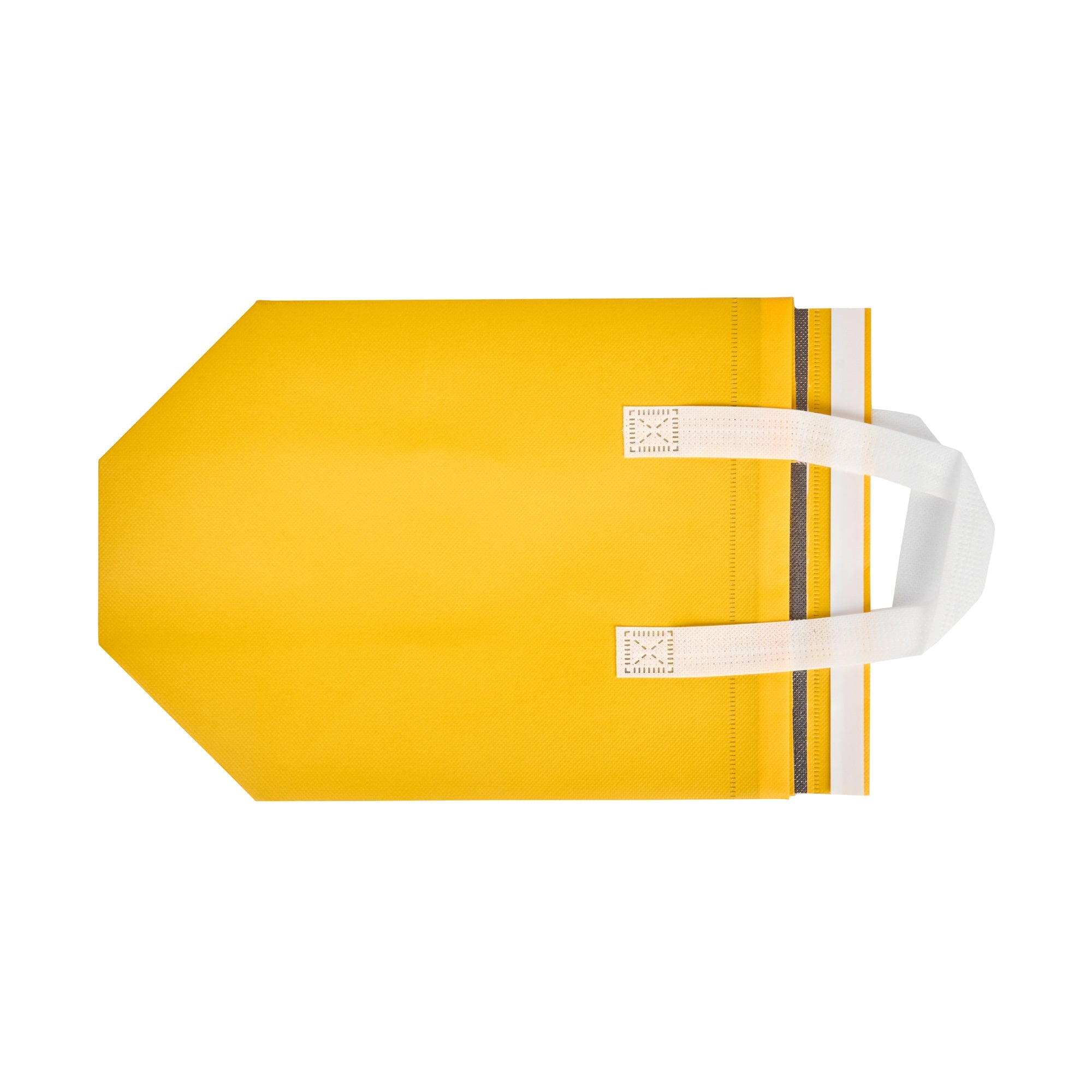 Bag Tek Yellow Insulated Take Out Bag - Tamper-Evident - 9 1/2" x 6" x 10 1/4" - 100 count box