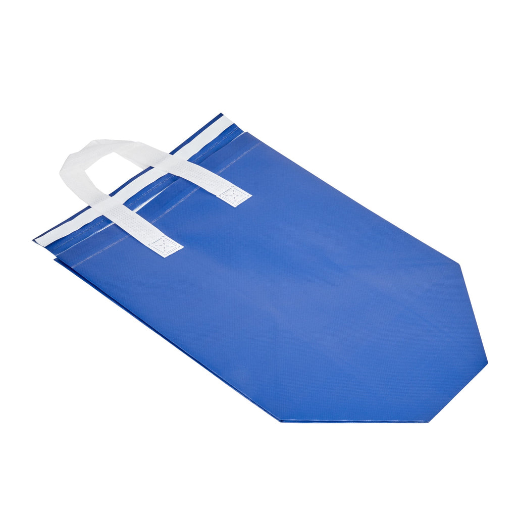 Bag Tek Blue Insulated Take Out Bag - Tamper-Evident - 10 1/4" x 6 3/4" x 11" - 100 count box