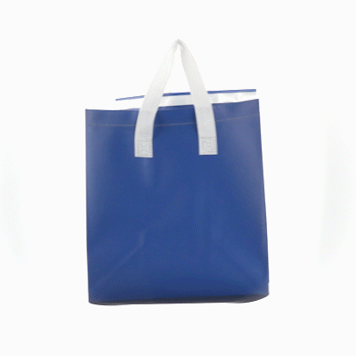 Bag Tek Blue Insulated Take Out Bag - Tamper-Evident - 10 1/4" x 6 3/4" x 11" - 25 count box