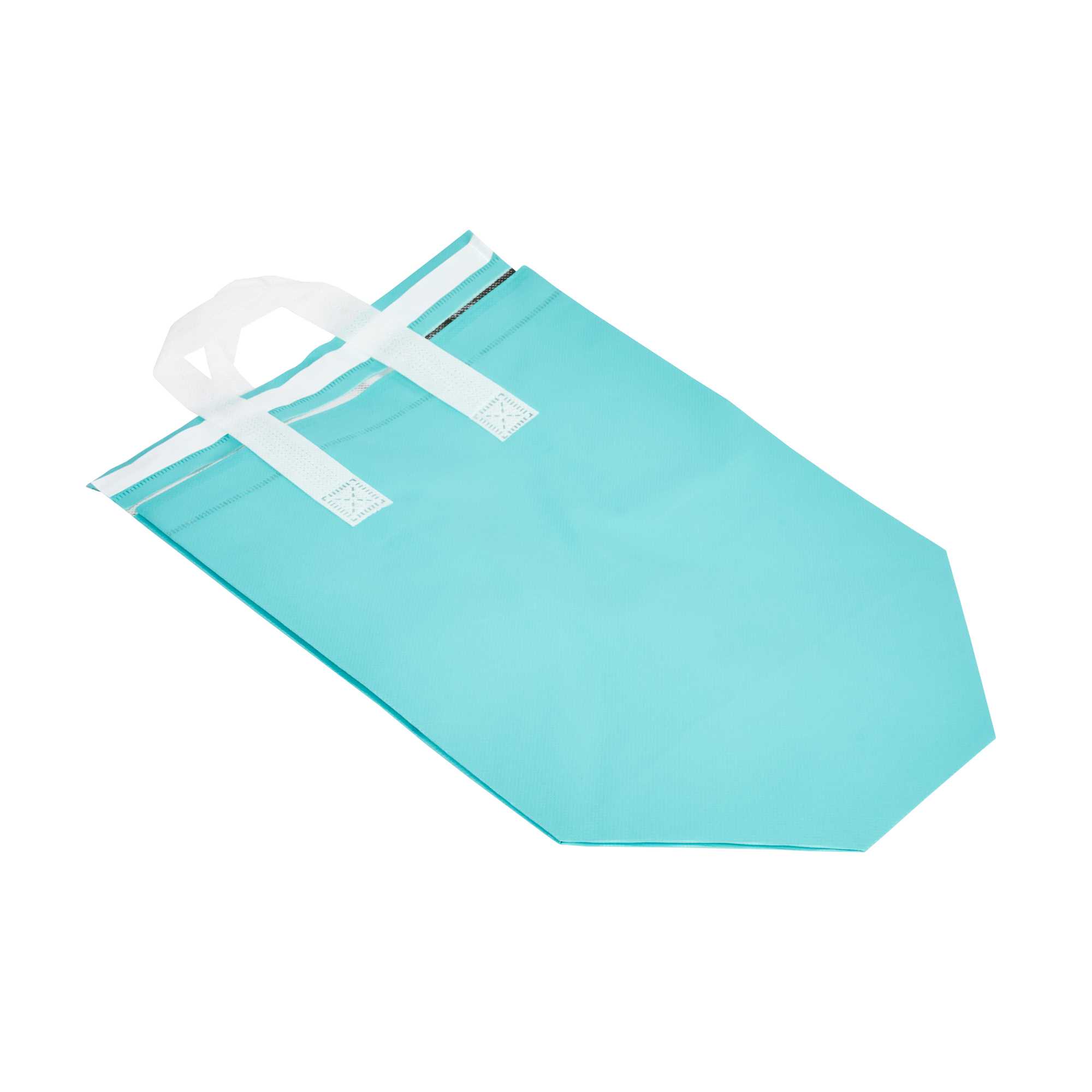 Bag Tek Teal Insulated Take Out Bag - Tamper-Evident - 10 1/4" x 6 3/4" x 11" - 25 count box