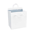 Bag Tek White Insulated Take Out Bag - Tamper-Evident - 10 1/4" x 6 3/4" x 11" - 25 count box