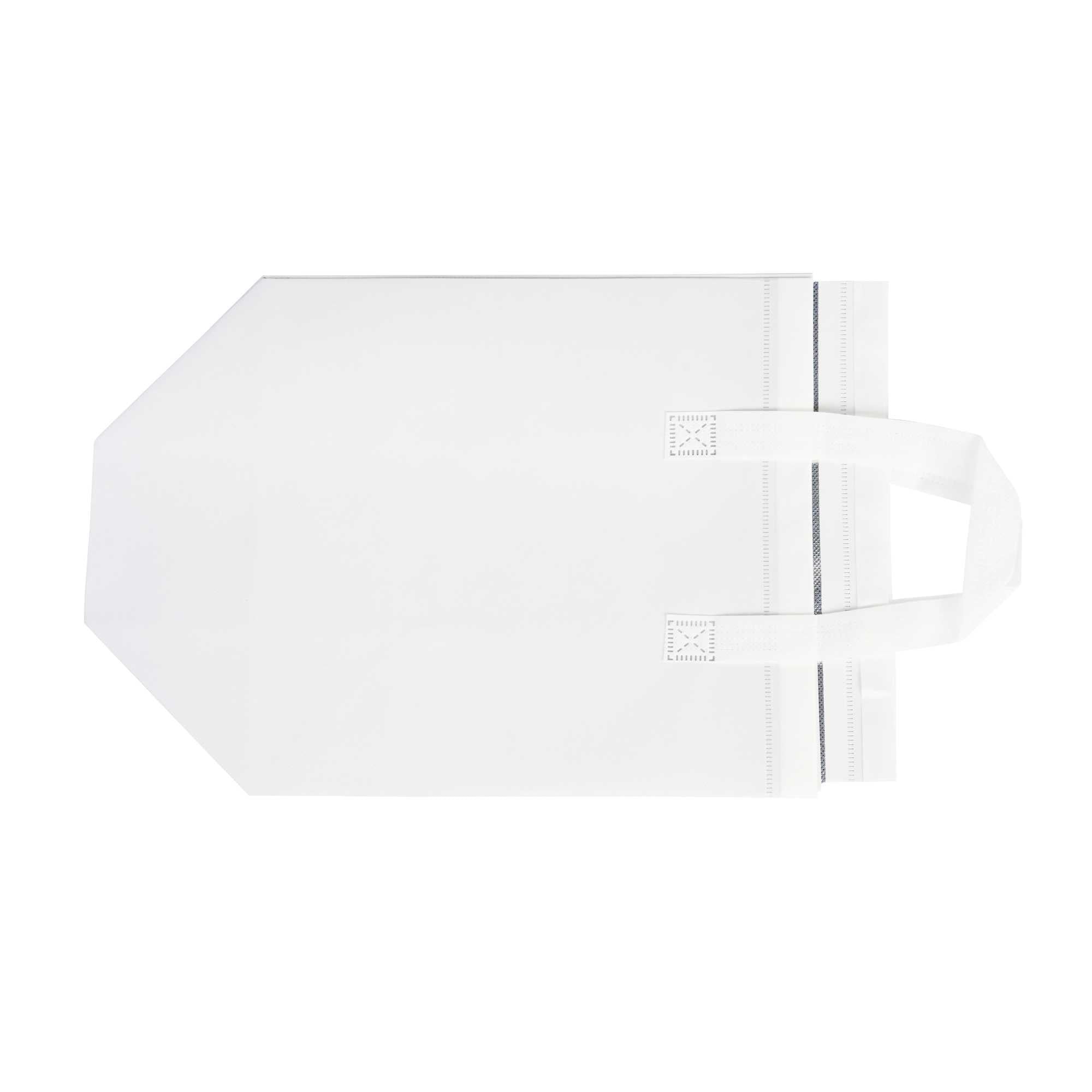 Bag Tek White Insulated Take Out Bag - Tamper-Evident - 10 1/4" x 6 3/4" x 11" - 25 count box
