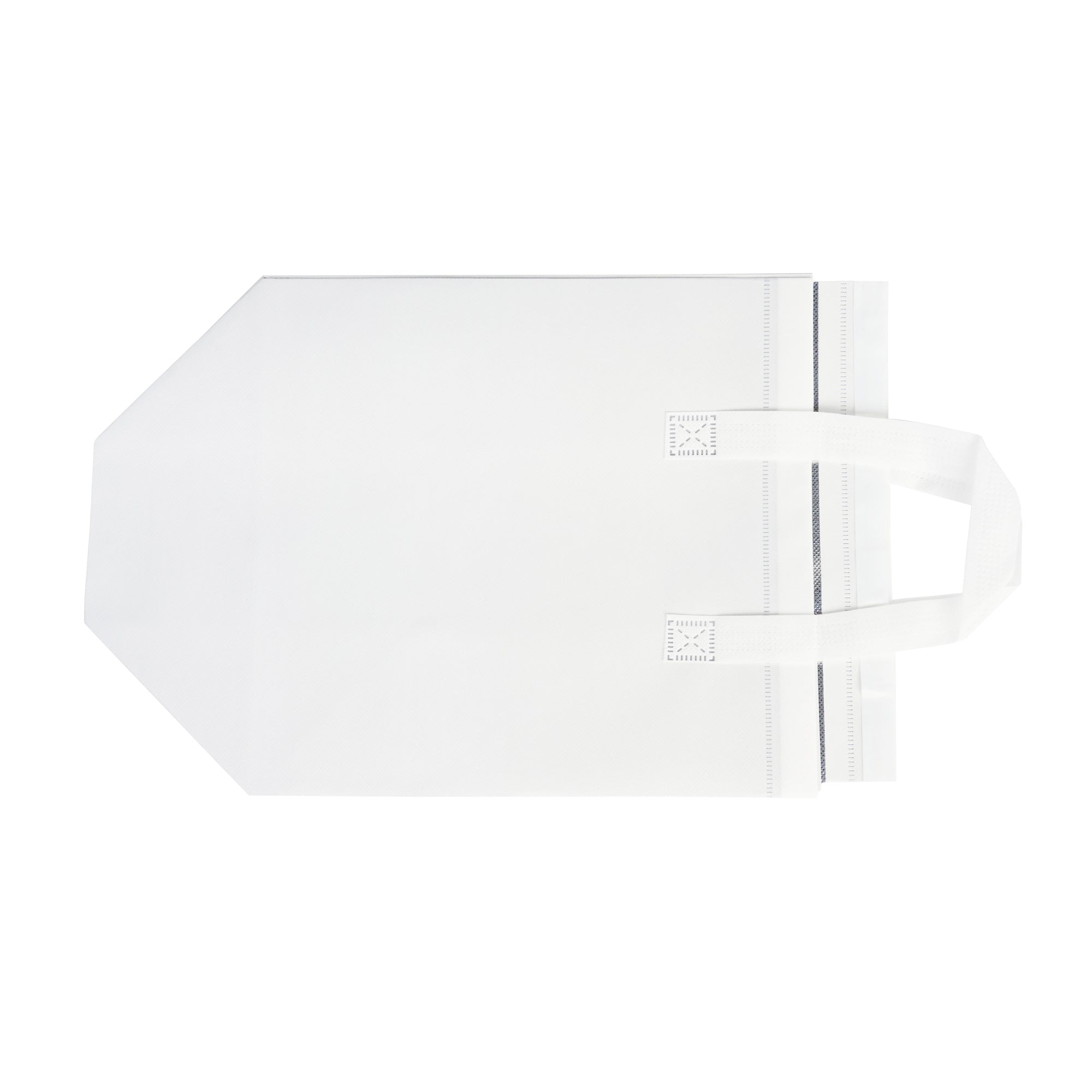 Bag Tek White Insulated Take Out Bag - Tamper-Evident - 10 1/4" x 6 3/4" x 11" - 100 count box