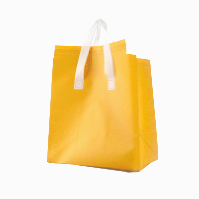 Bag Tek Yellow Insulated Take Out Bag - Tamper-Evident - 10 1/4" x 6 3/4" x 11" - 100 count box