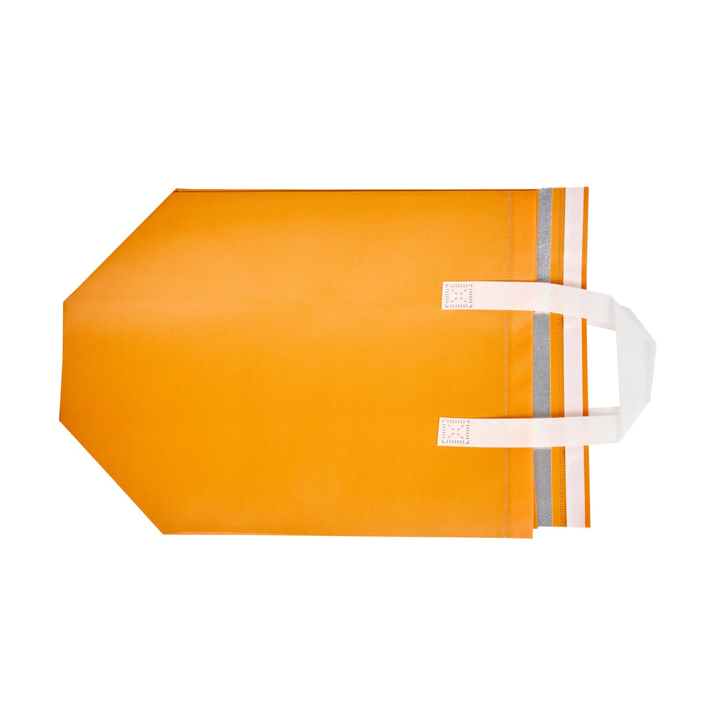 Bag Tek Orange Insulated Take Out Bag - Tamper-Evident - 11 3/4" x 7 3/4" x 12 1/2" - 100 count box