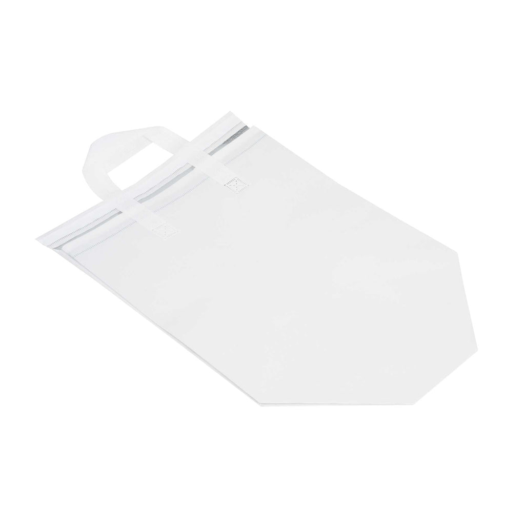 Bag Tek White Insulated Take Out Bag - Tamper-Evident - 11 3/4" x 7 3/4" x 12 1/2" - 25 count box