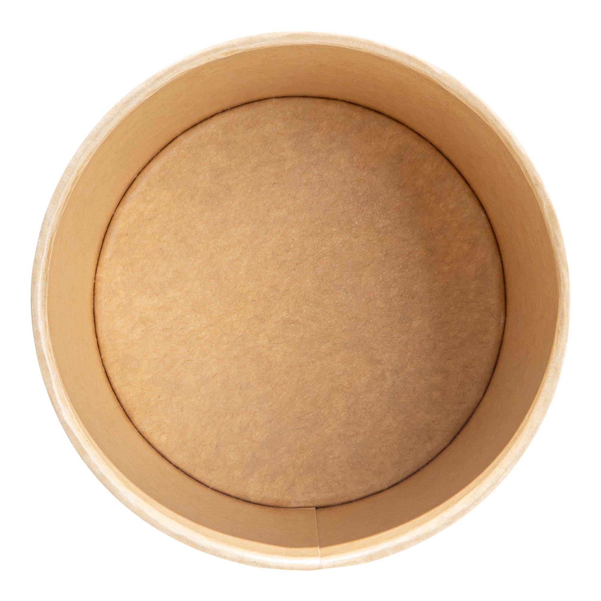 Sustain 16 oz Round Kraft Paper Soup Container - Compostable - 4 1/2" x 4 1/2" x 3 1/4" - 200 count box