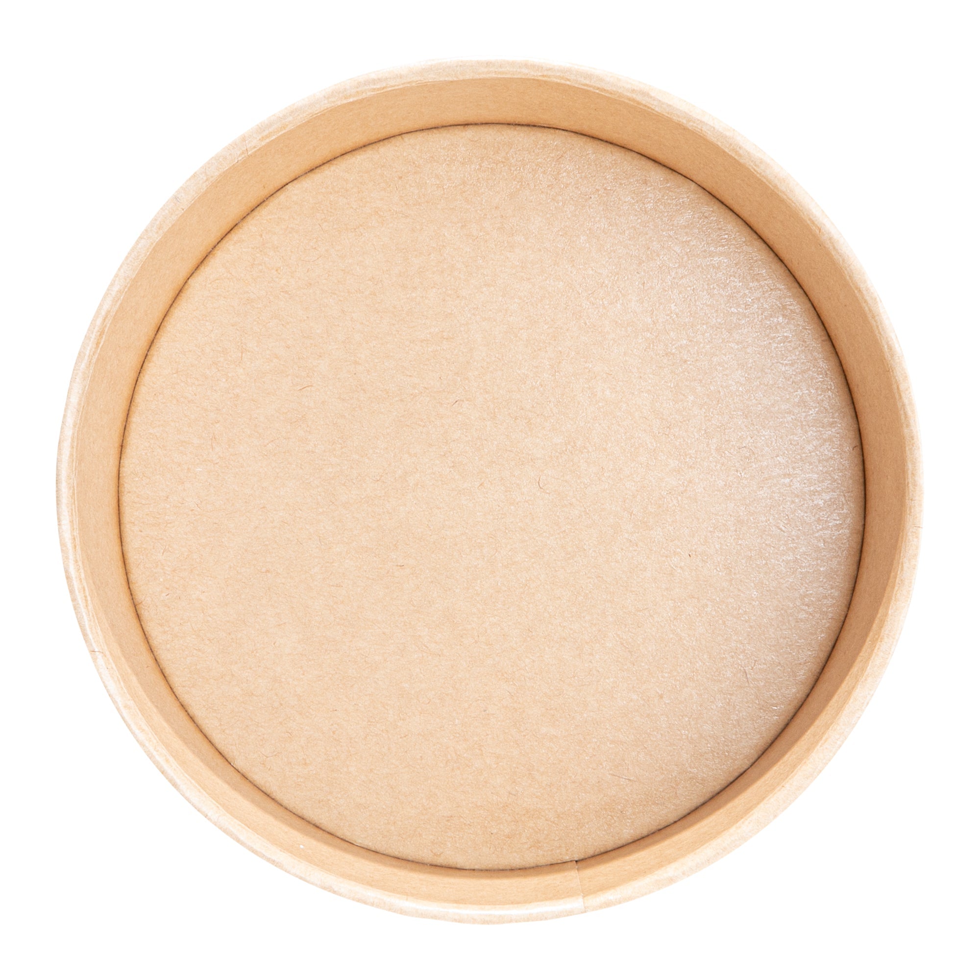 Sustain 17 oz Round Kraft Paper Take Out Container - Compostable - 5 3/4" x 5 3/4" x 2" - 50 count box