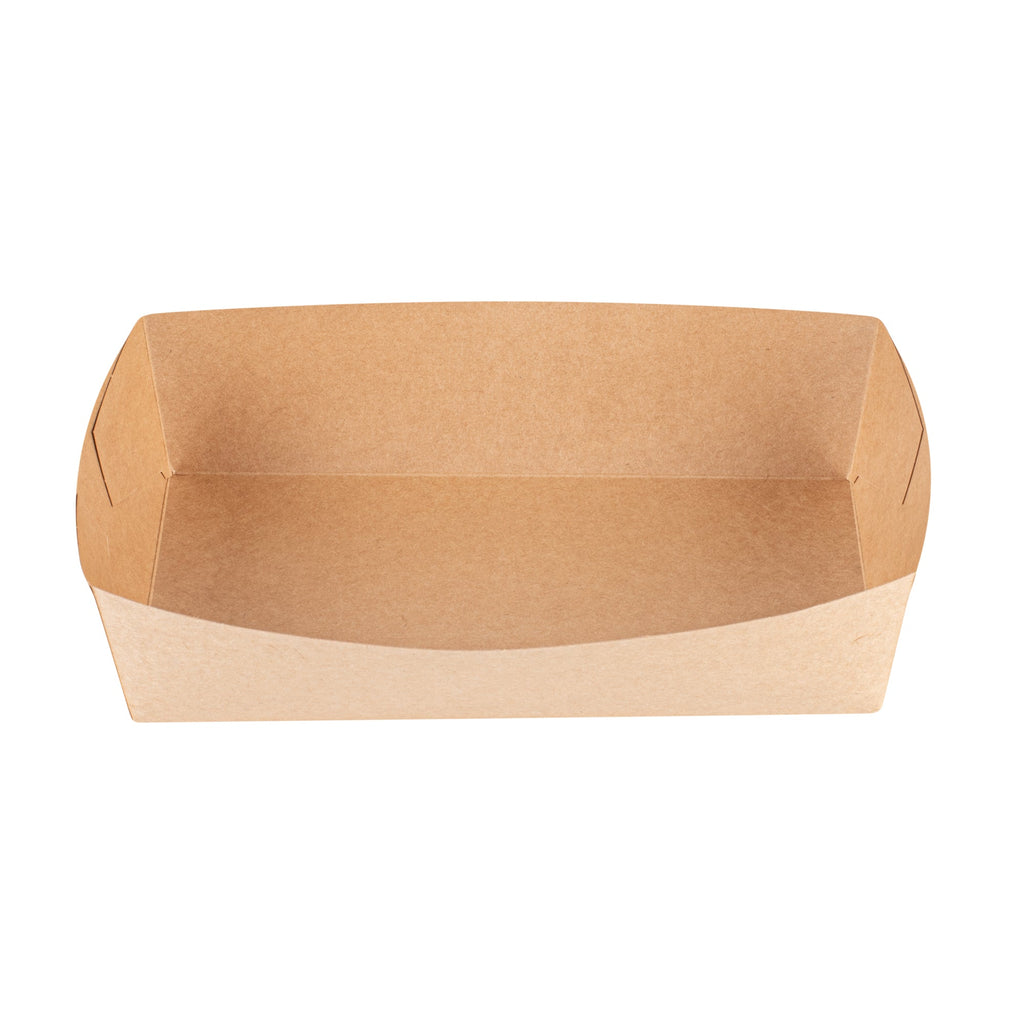 Cater Tek Kraft Paper Insert - Fits Rectangle Catering Box - 10 3/4'' x 7 1/4'' x 2 1/4'' - 10 count box