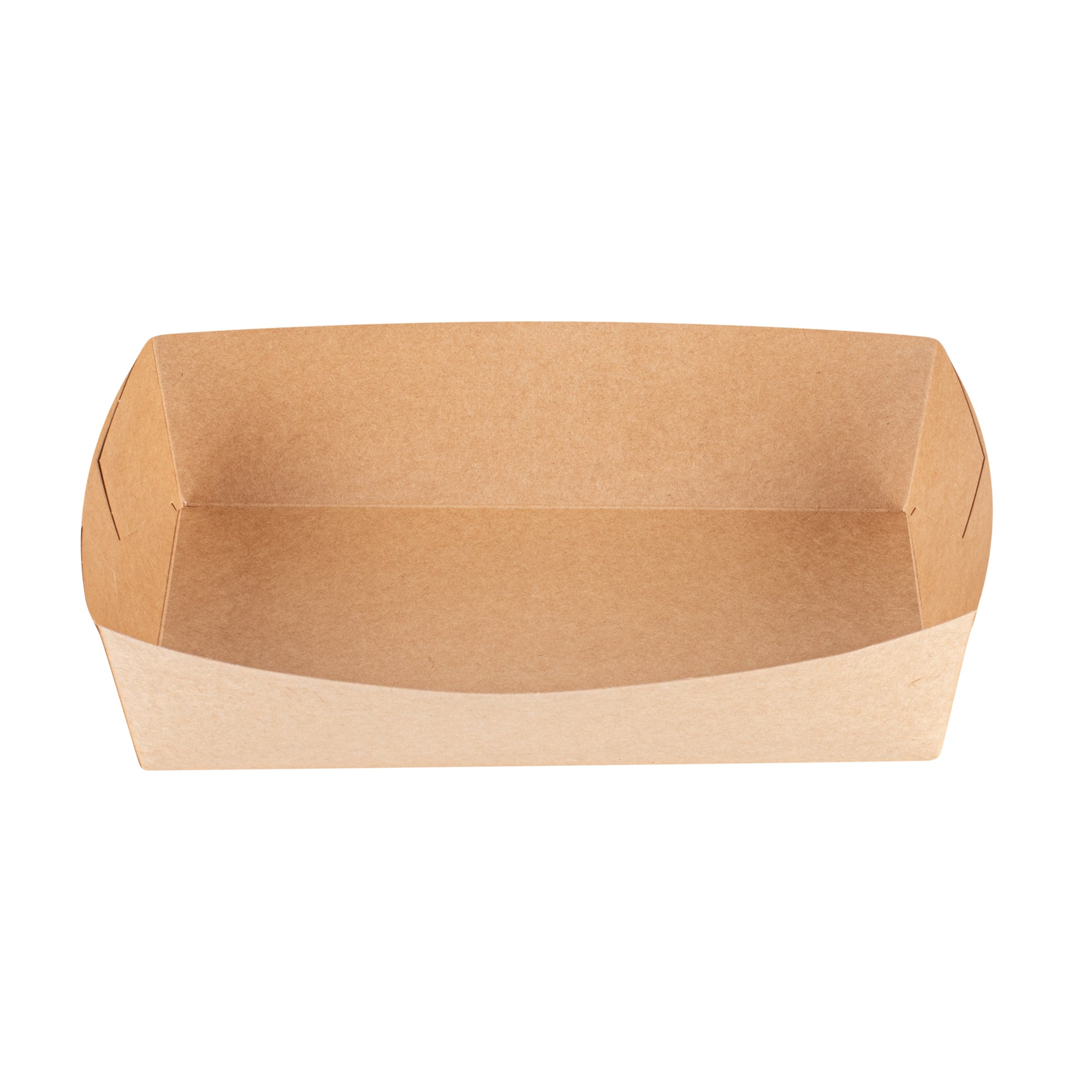 Cater Tek Kraft Paper Insert - Fits Rectangle Catering Box - 10 3/4'' x 7 1/4'' x 2 1/4'' - 10 count box