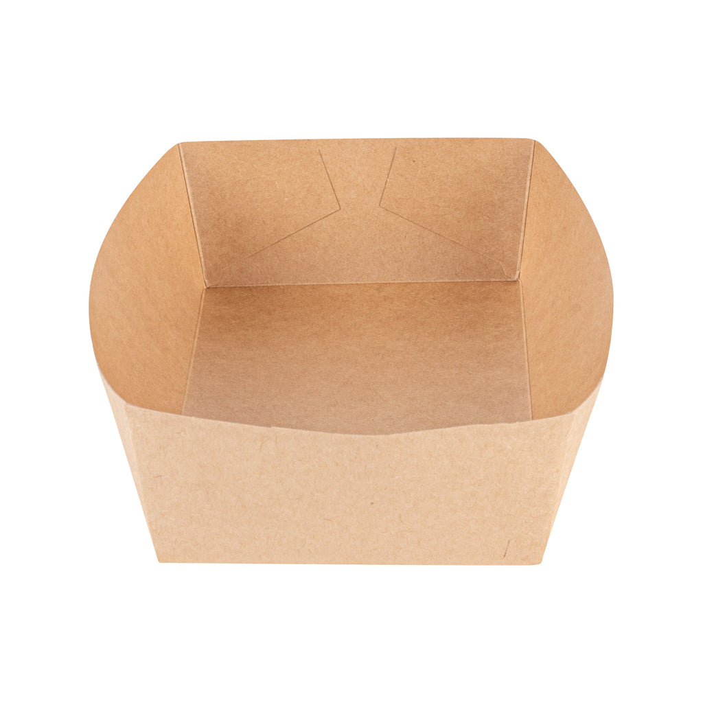 Cater Tek Kraft Paper Insert - Fits Rectangle Catering Box - 10 3/4'' x 7 1/4'' x 2 1/4'' - 10 count box