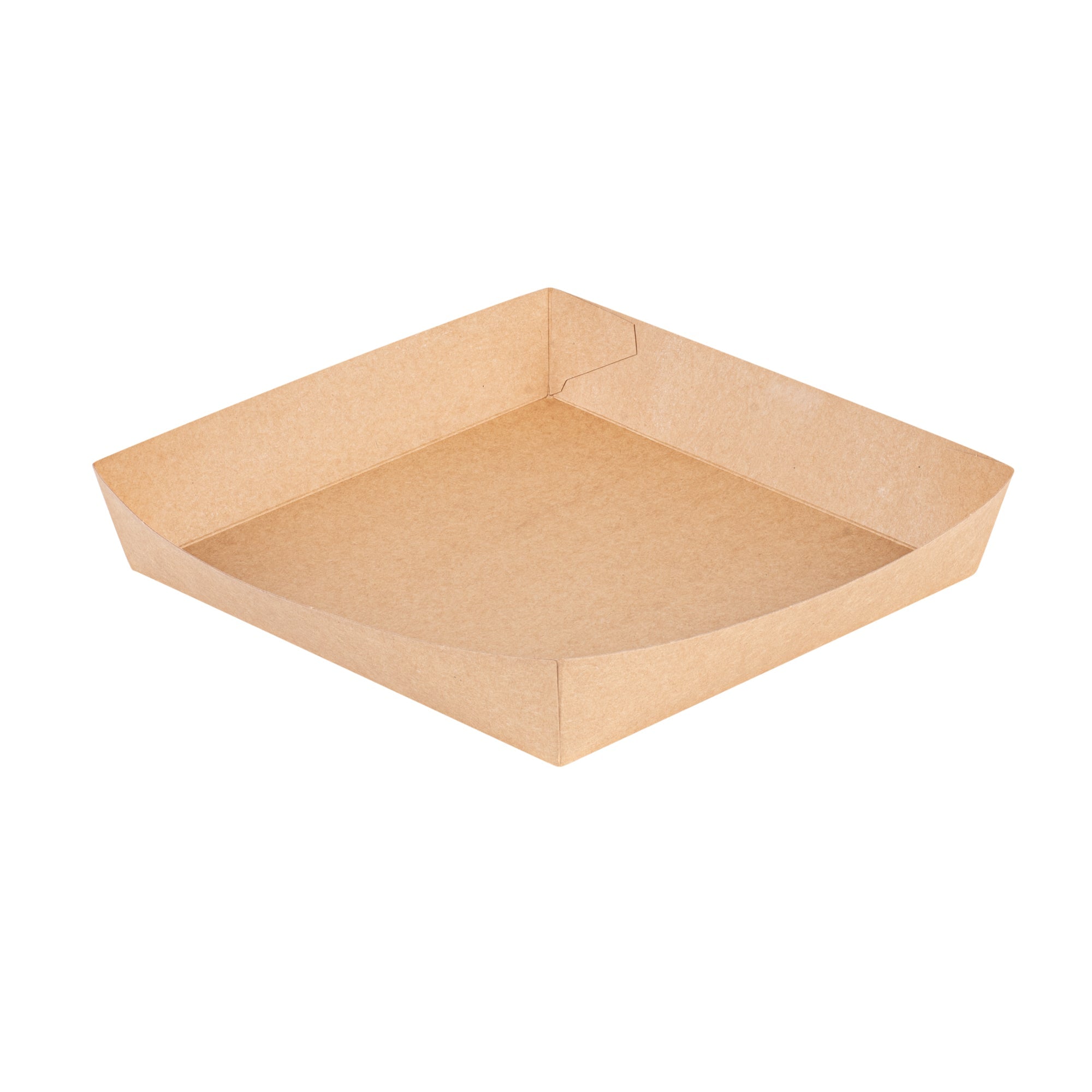 Cater Tek Kraft Paper Insert - Fits Square Catering Box - 9 3/4" x 9 3/4'' x 1 1/2'' - 10 count box