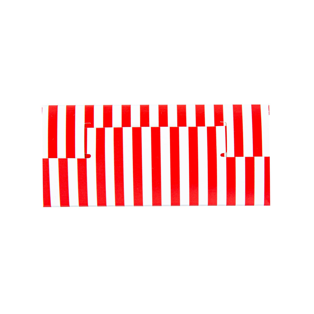 Bio Tek 1.25 oz Red Paper Popcorn Box - 4 3/4" x 2" x 7 1/2" - 400 count box