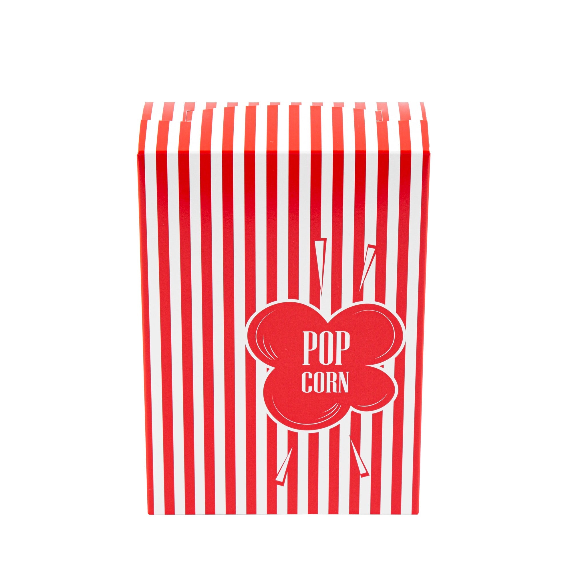 Bio Tek 2.3 oz Red Paper Popcorn Box - 5 3/4" x 2 1/2" x 8 1/2" - 400 count box