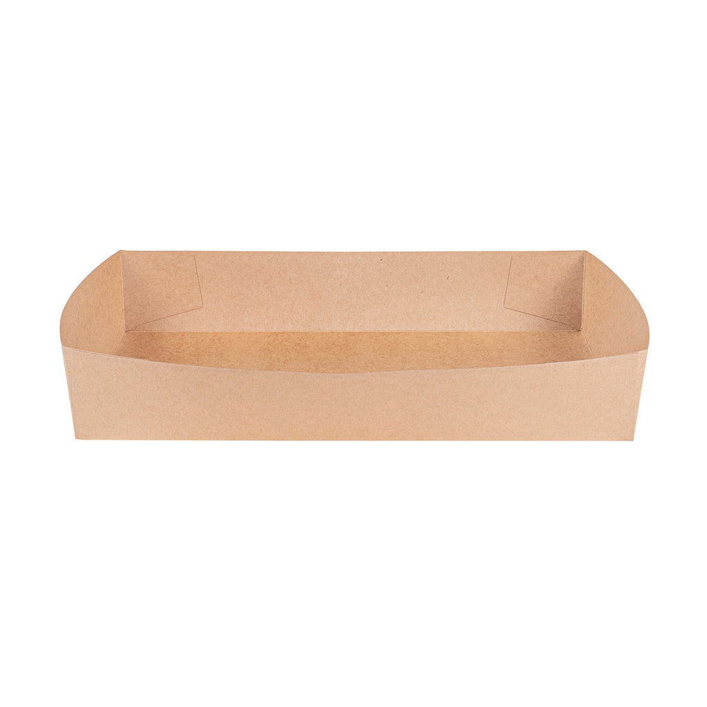 Cater Tek Kraft Paper Insert - Fits Rectangle Catering Box - 13 1/2" x 9 1/4" x 2 1/2" - 10 count box